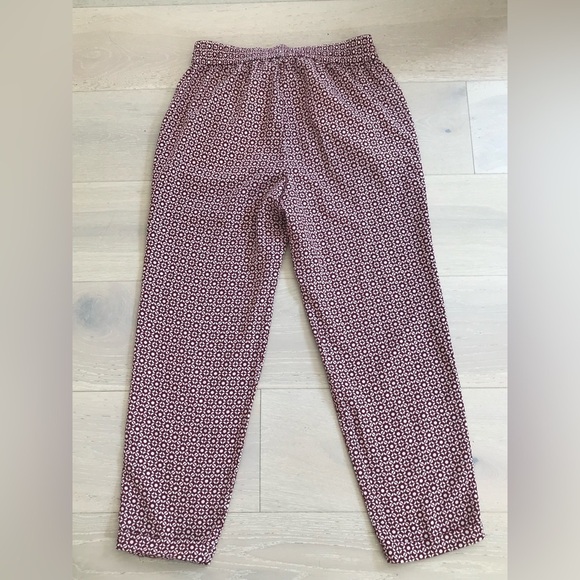 J. Crew Geo print drawstring pants sz 4 - Picture 6 of 6